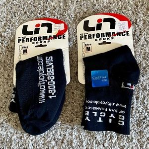 Two Unused Pairs of Cycling Socks